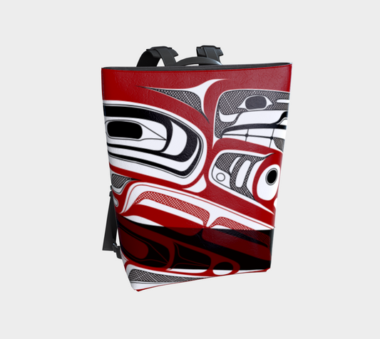 Vegan Leather Backpack- bowl rendition (v3)