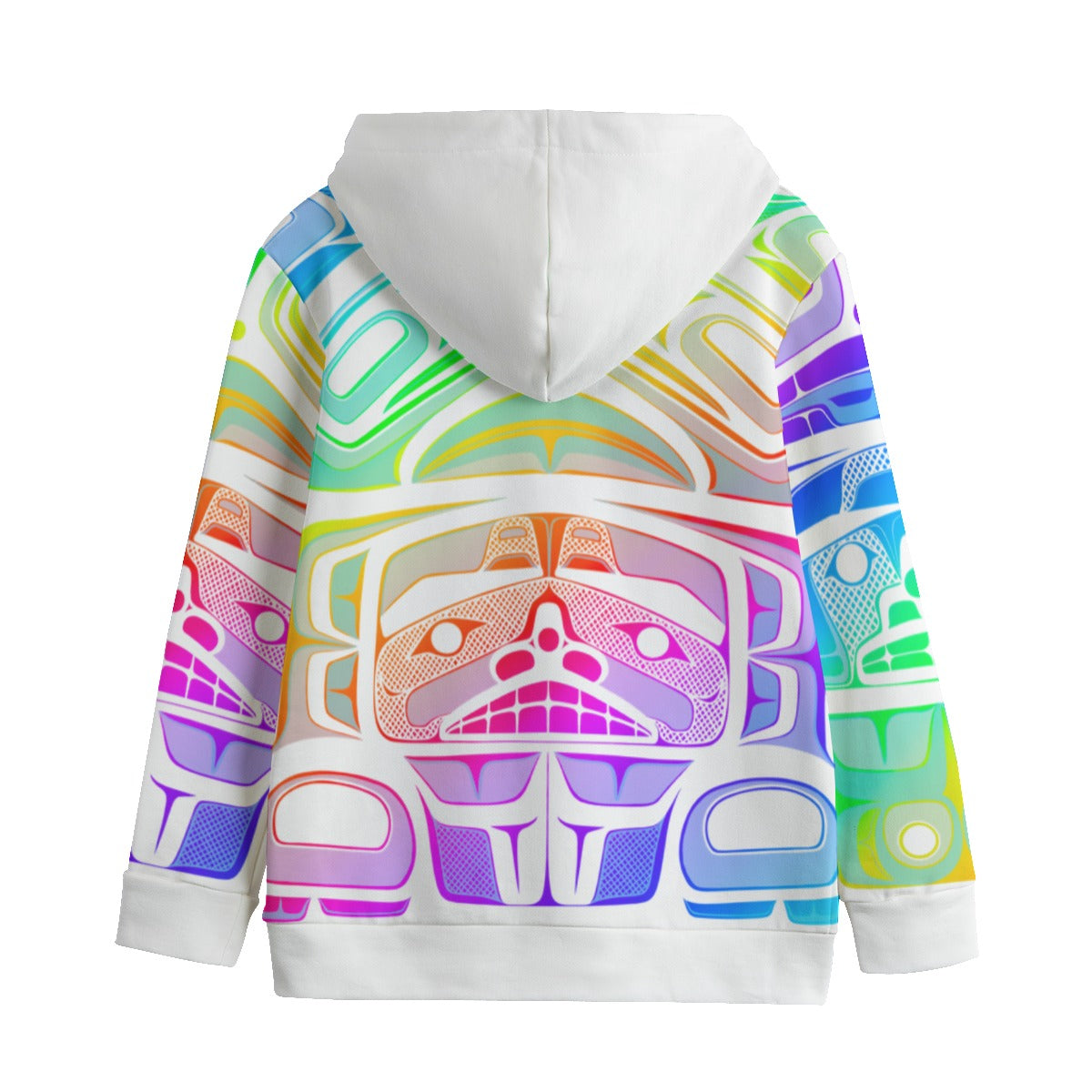 Kid's Pullover Hoodie - Haida Box Fig.60