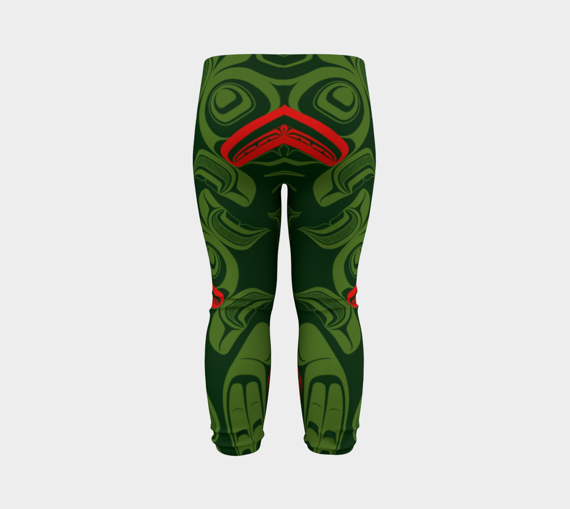 Baby Leggings - Haida Frog Army (green)