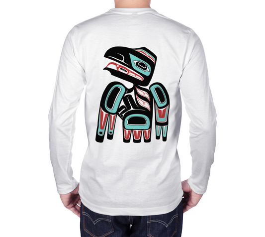 Long Sleeve Tee - Haida Raven (front/back)