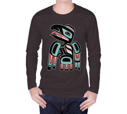 Long Sleeve Tee - Haida Raven