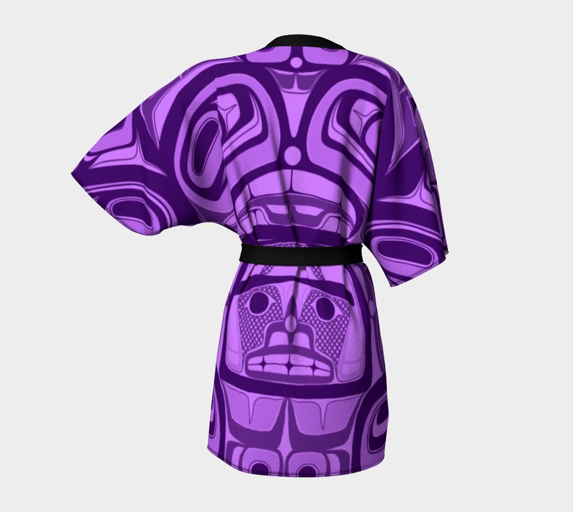 Kimono Robe - Haida box fig.60 (Purple)