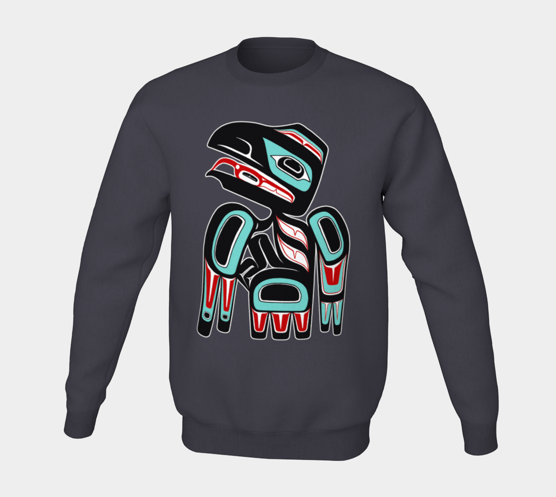 Crewneck Sweatshirt - Haida Raven