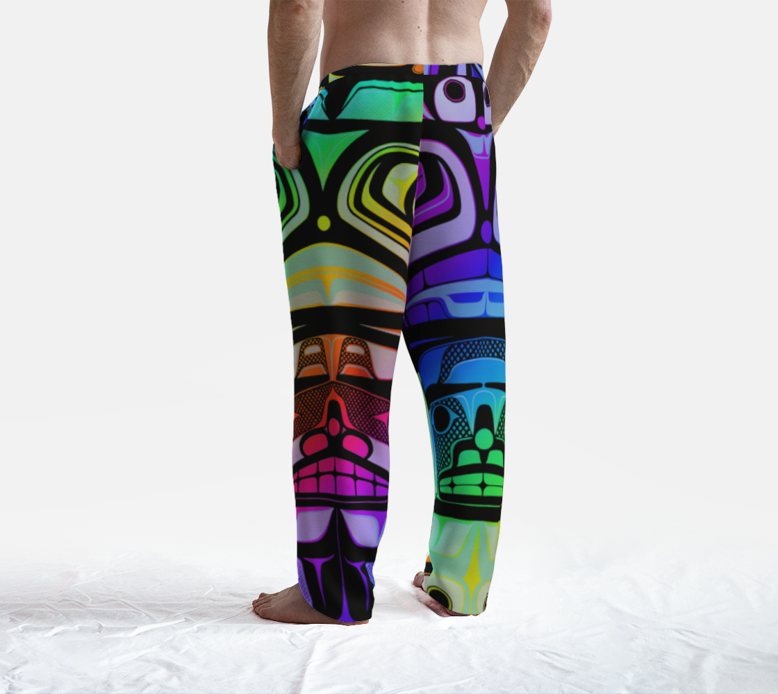 Lounge pants- Haida box fig.60 (rainbow/black)