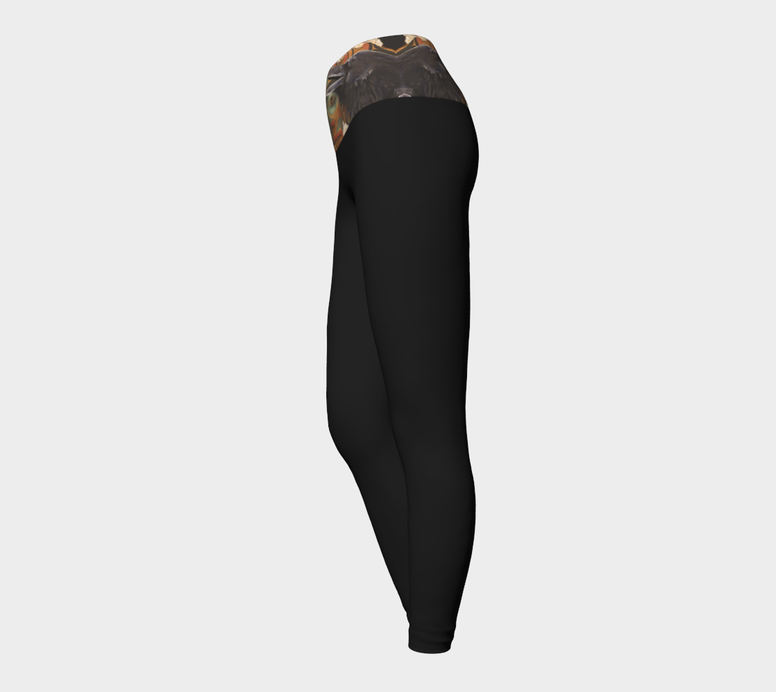 Yoga Leggings - Raven and Haida Mask