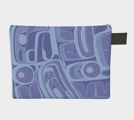 Zipper Carry all -Box Design (lavender)