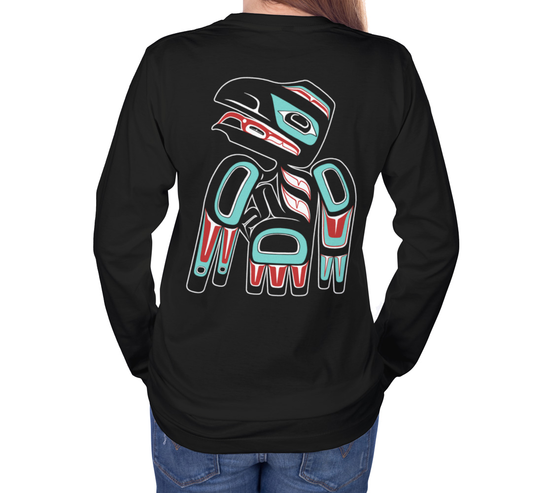 Long Sleeve Tee - Haida Raven (multifront)