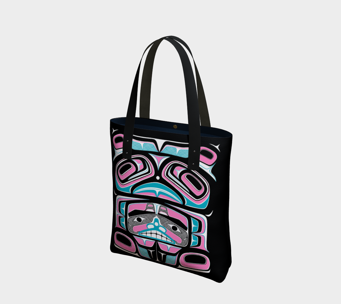 Tote Bag- Haida Box Fig.60 (pink)