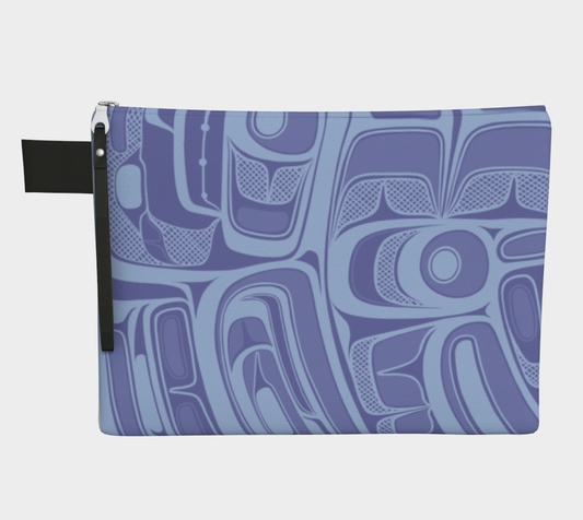 Zipper Carry all -Box Design (lavender)