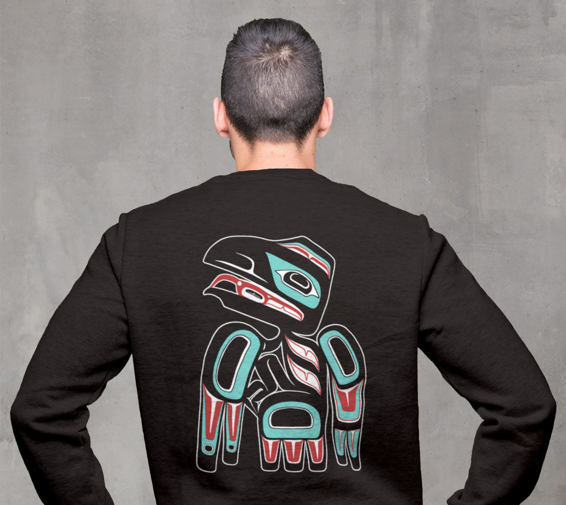 Crewneck Sweatshirt - Haida Raven (multifront)
