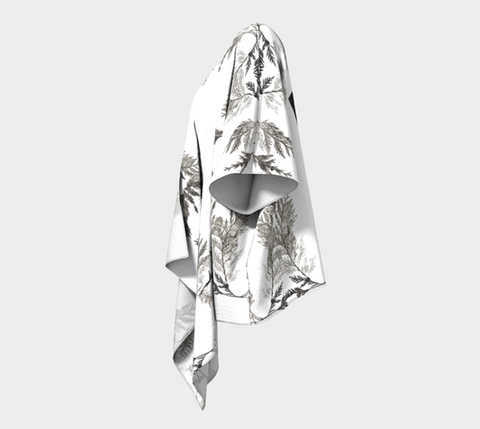 Draped Kimono - Cedar with Copper print