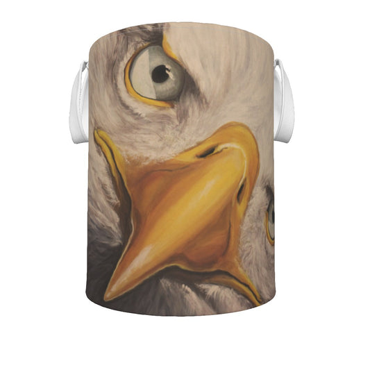 Foldable Laundry Basket - Eagle up close