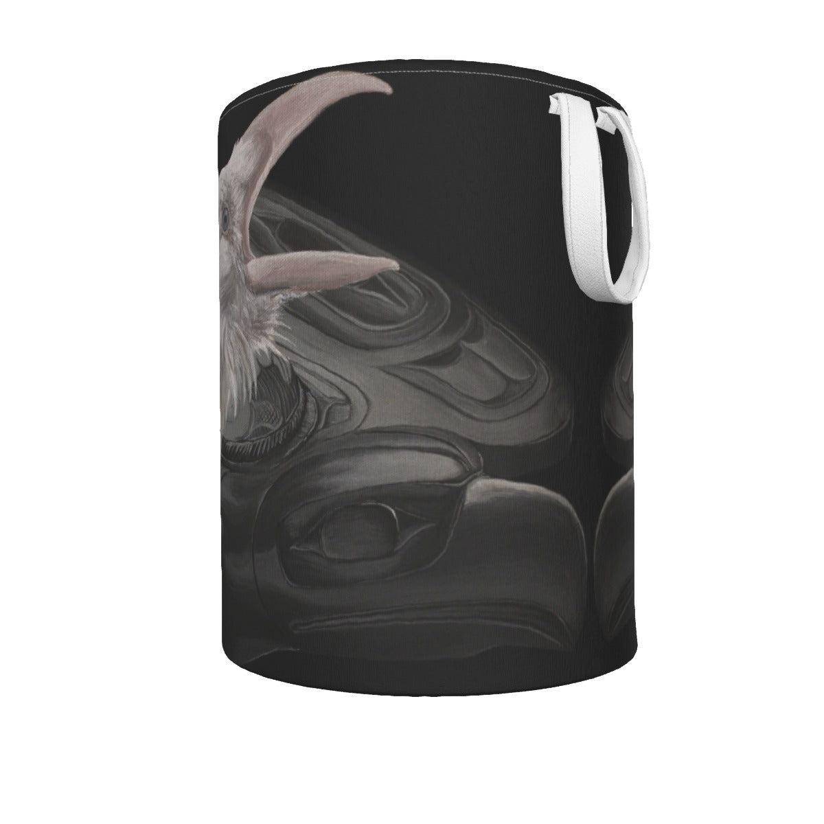 Foldable Laundry Basket - White Raven
