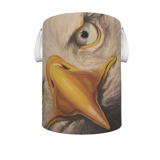 Foldable Laundry Basket - Eagle up close