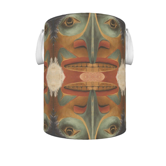 Foldable Laundry Basket - Haida Face