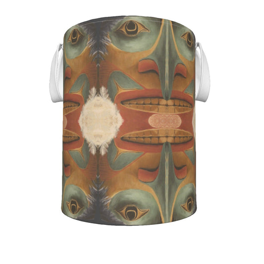Foldable Laundry Basket - Haida Face