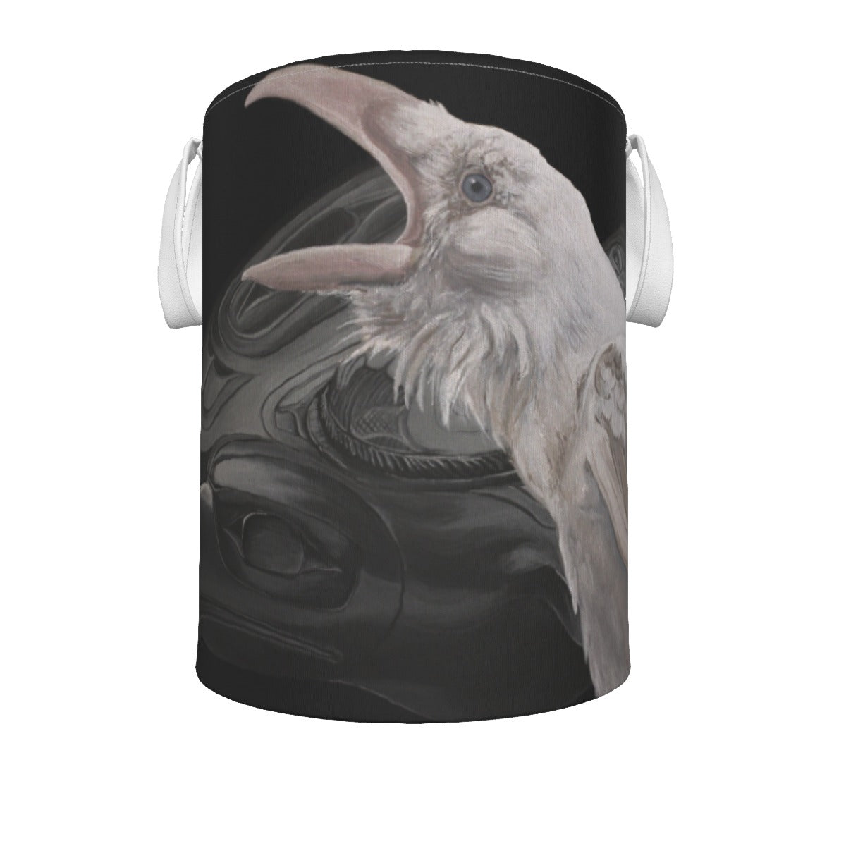 Foldable Laundry Basket - White Raven