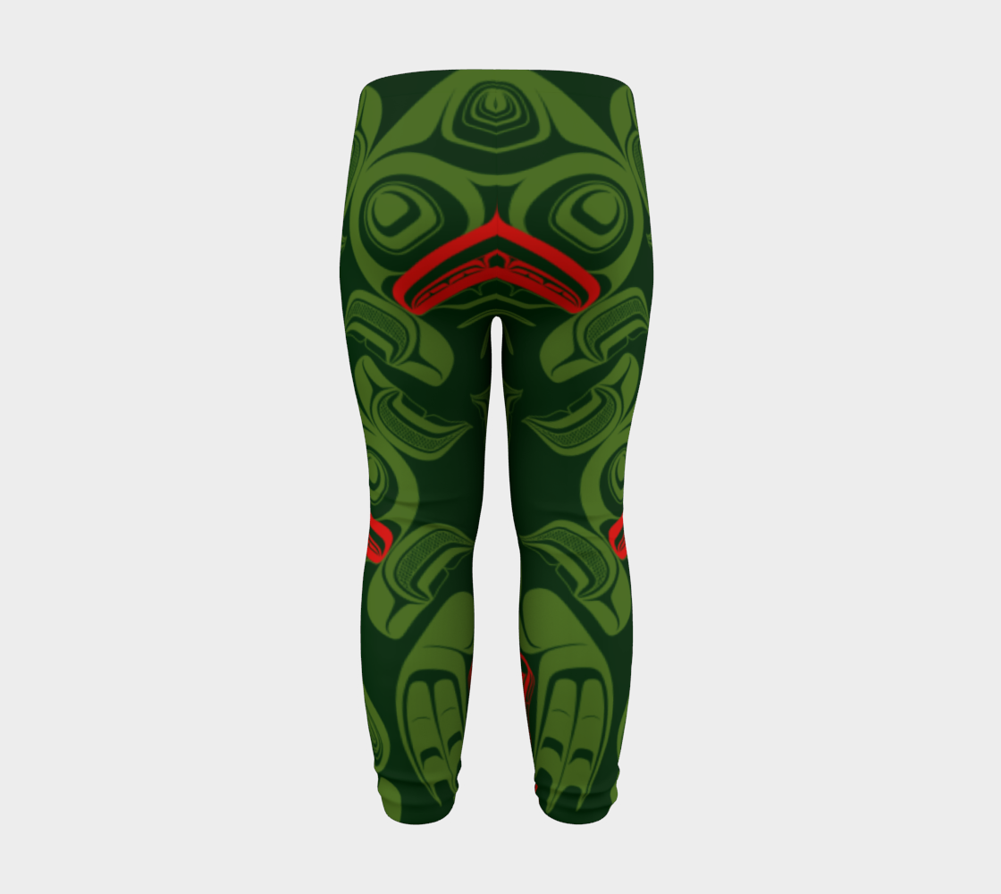 Baby Leggings - Haida Frog Army (green)