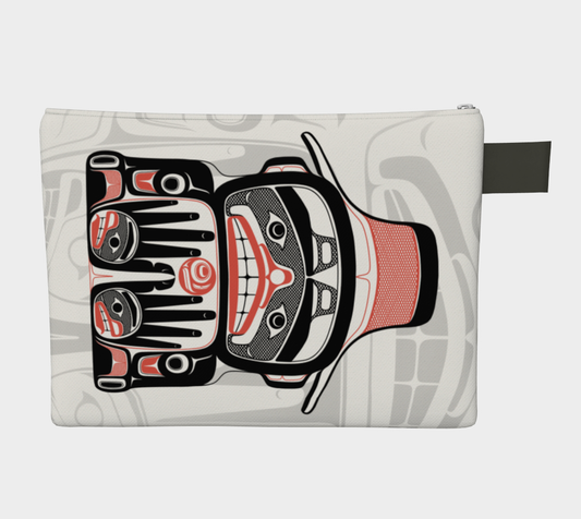 Zipper carry all - Haida Watchmen and Salmon egg