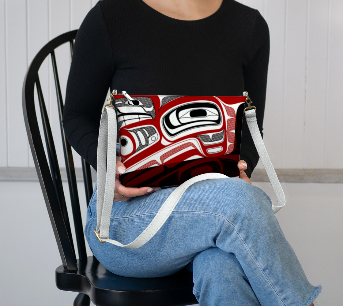 Vegan Leather Crossbody Purse-Dish Rendition (v1)