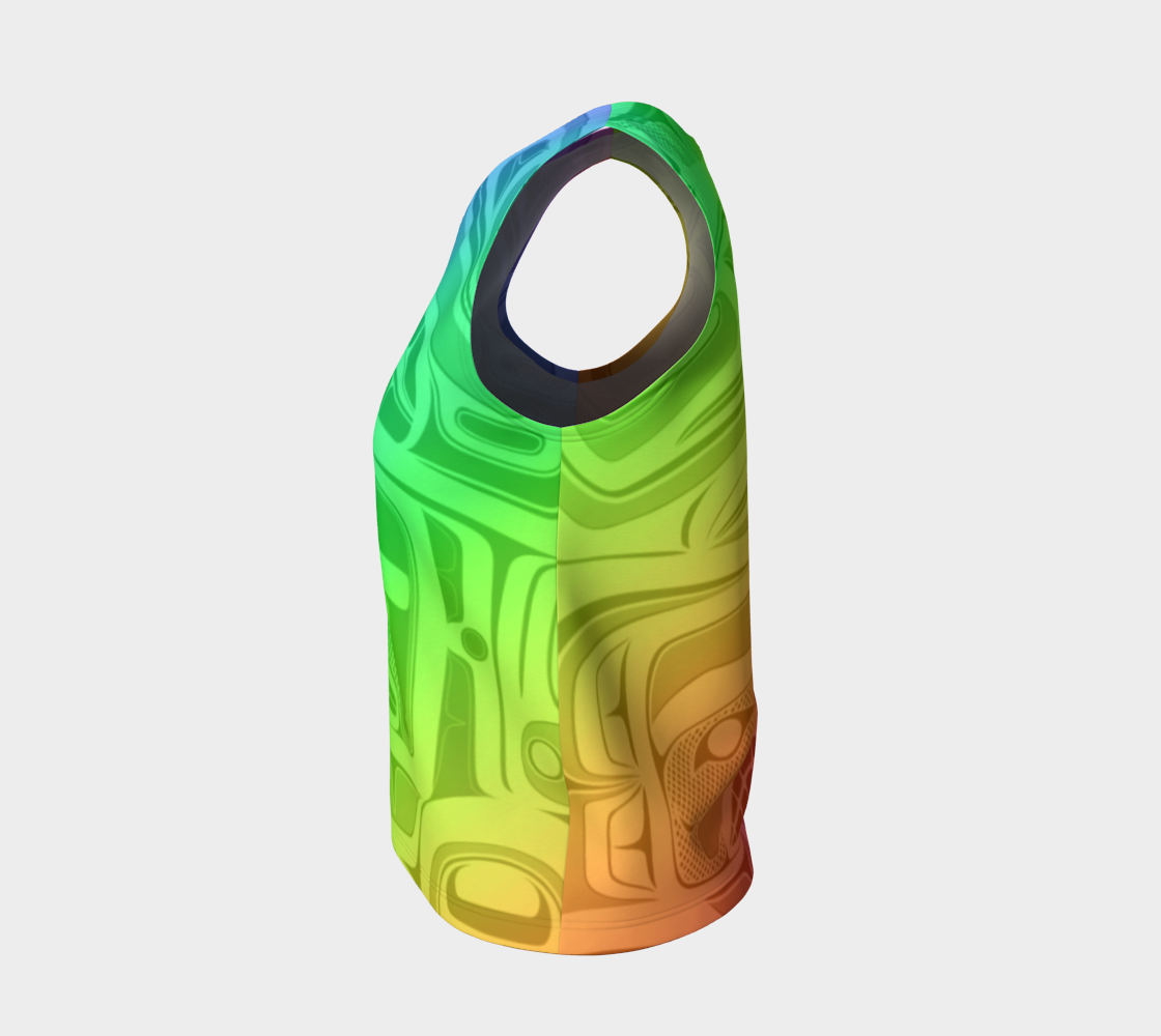 Loose tank top- Haida box fig.60 (rainbow)