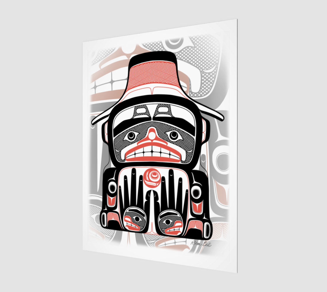 Art print - Haida Watchmen and Salmon Egg