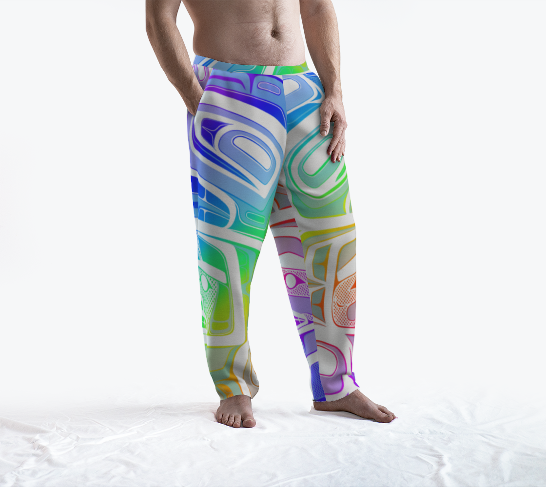 Lounge pant- Haida box fig.60 (rainbow/white)
