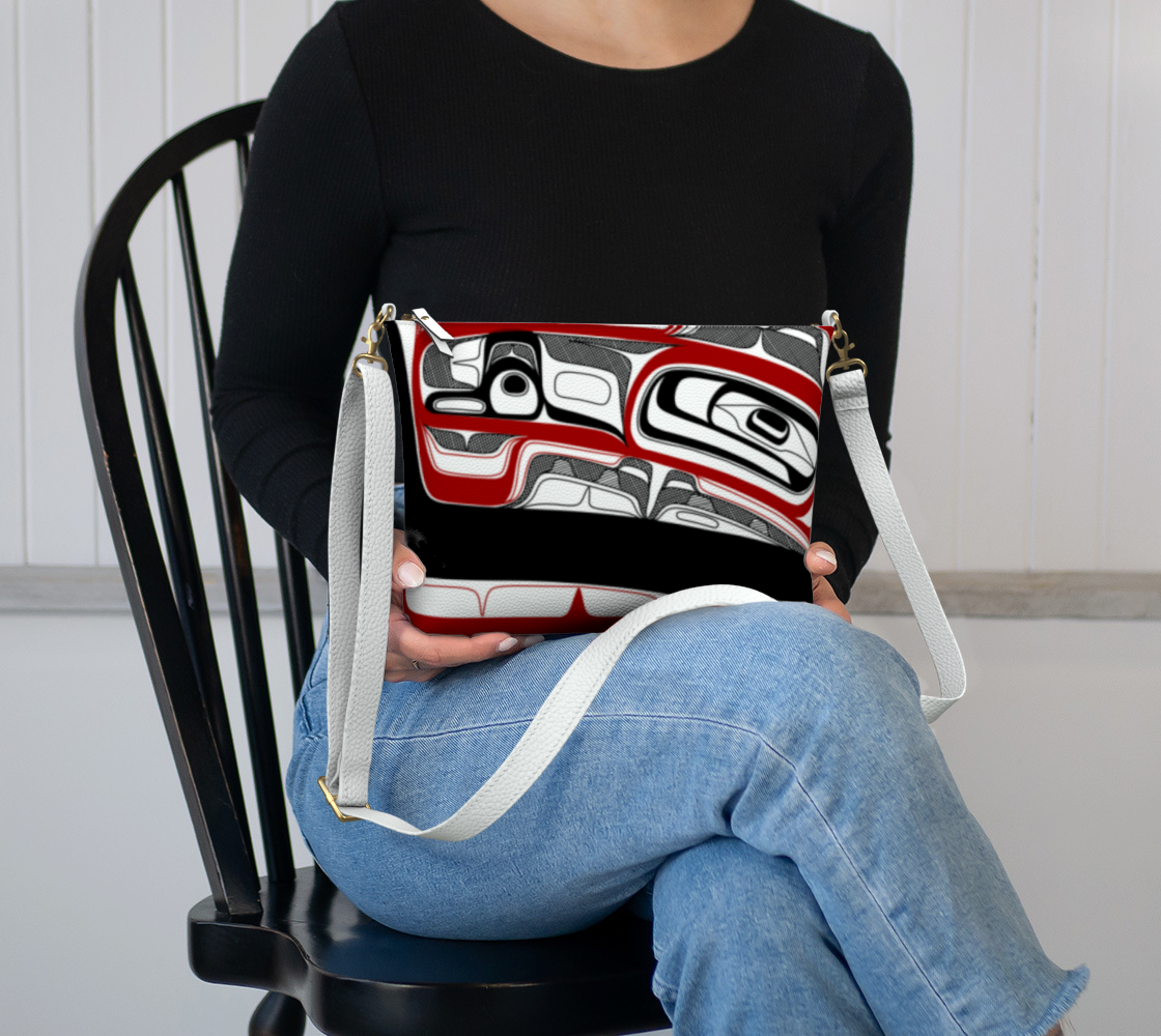 Vegan Leather Crossbody Purse- Dish Rendition (v2)