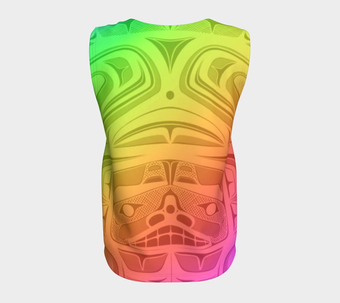 Loose tank top- Haida box fig.60 (rainbow)