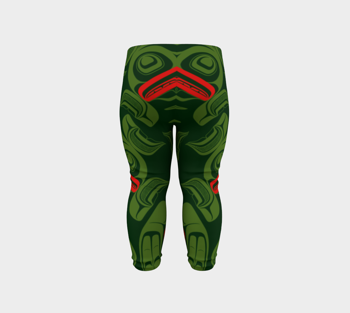 Baby Leggings - Haida Frog Army (green)