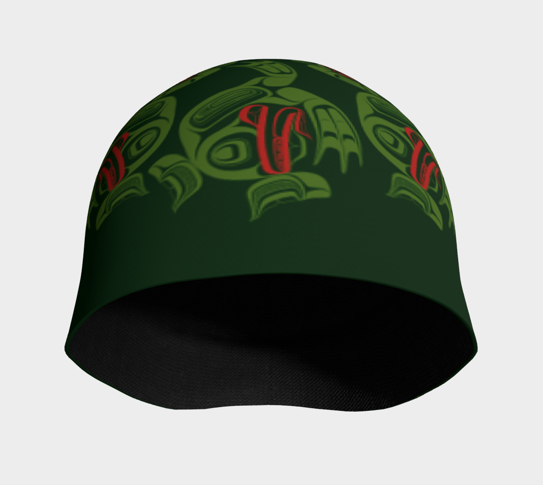 Beanie - Haida Frog Army (green)
