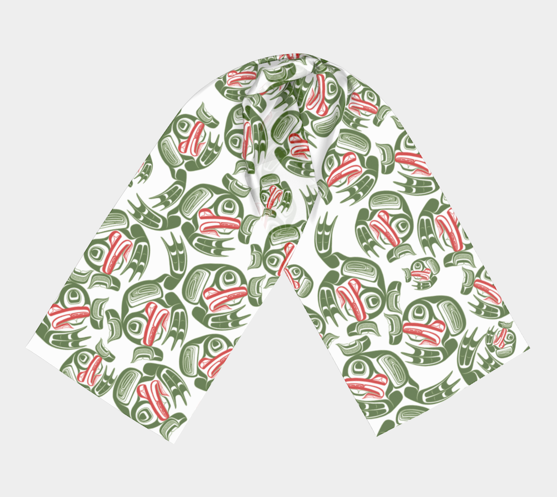 Long Scarf - Haida Frog