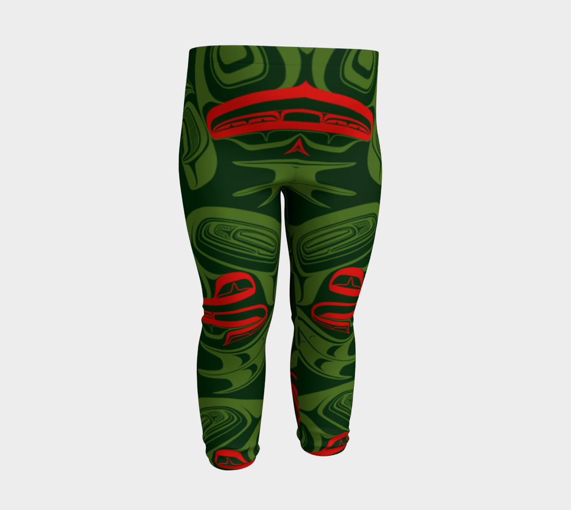 Baby Leggings - Haida Frog Army (green)