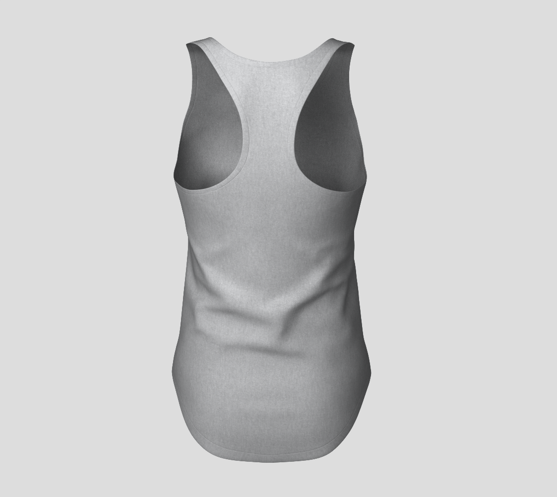 Racerback Tank Top - Haida Raven