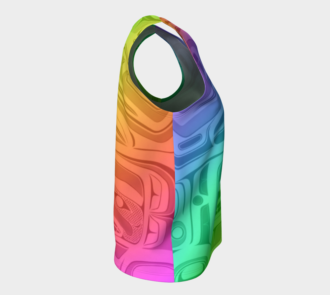 Loose tank top- Haida box fig.60 (rainbow)