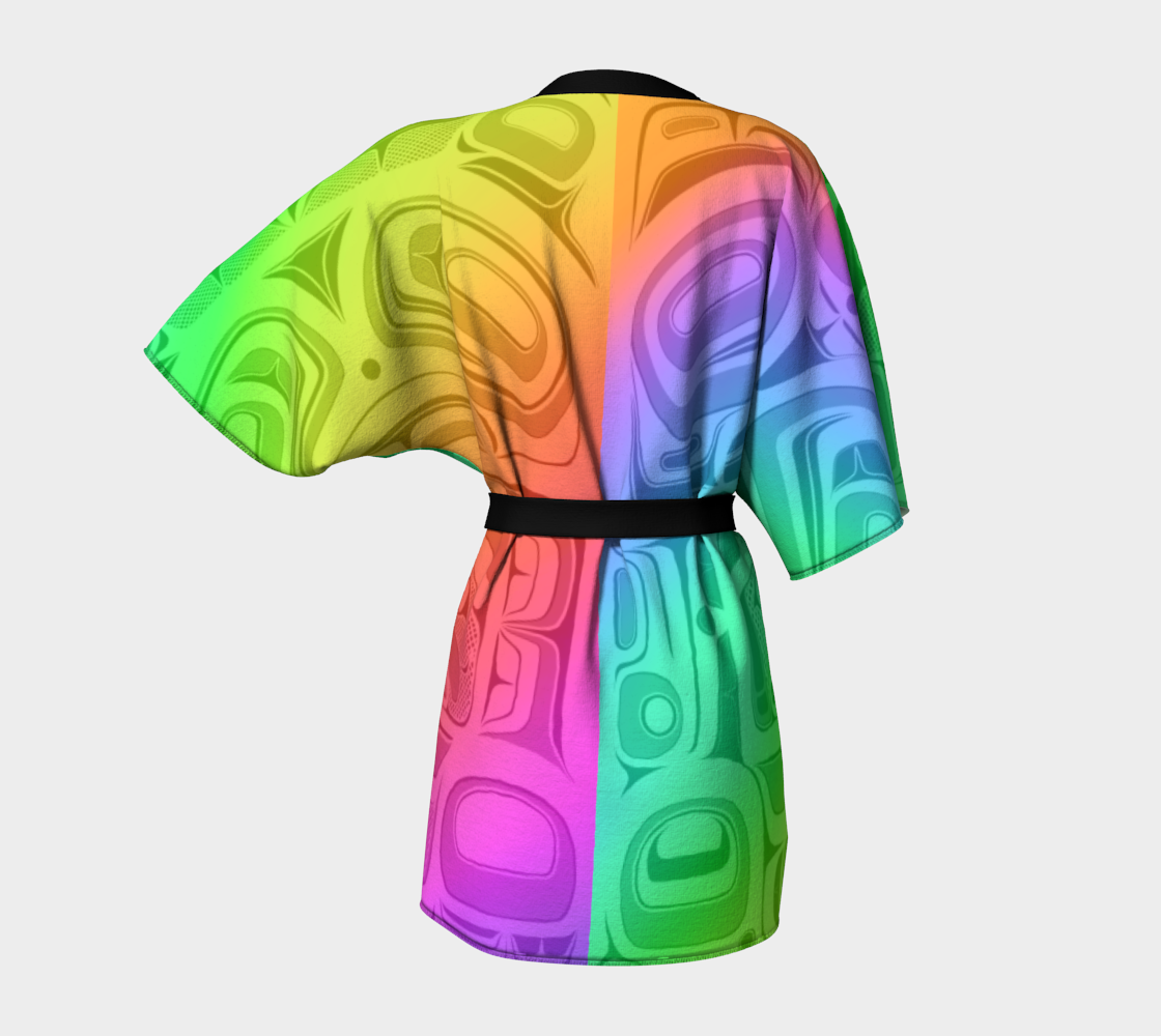 Kimono Robe - Haida Box fig.60 (rainbow)