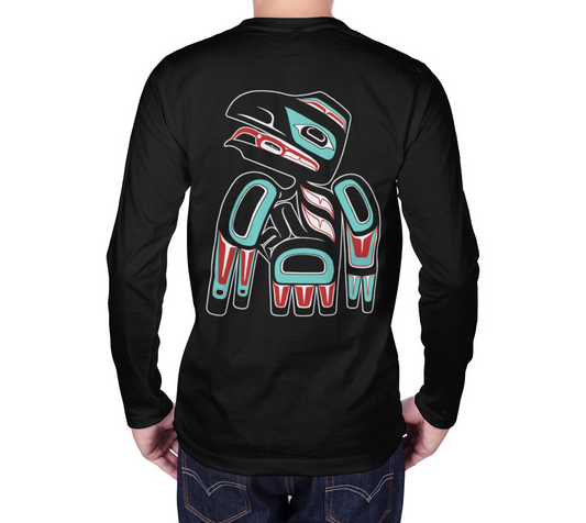 Long Sleeve Tee - Haida Raven (multifront)