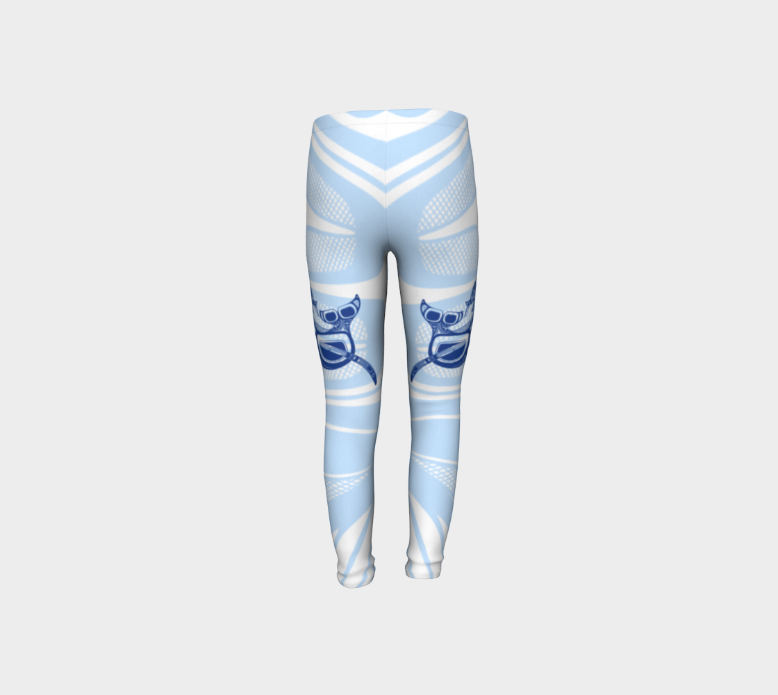 Youth Leggings - Haida Humpback Whales