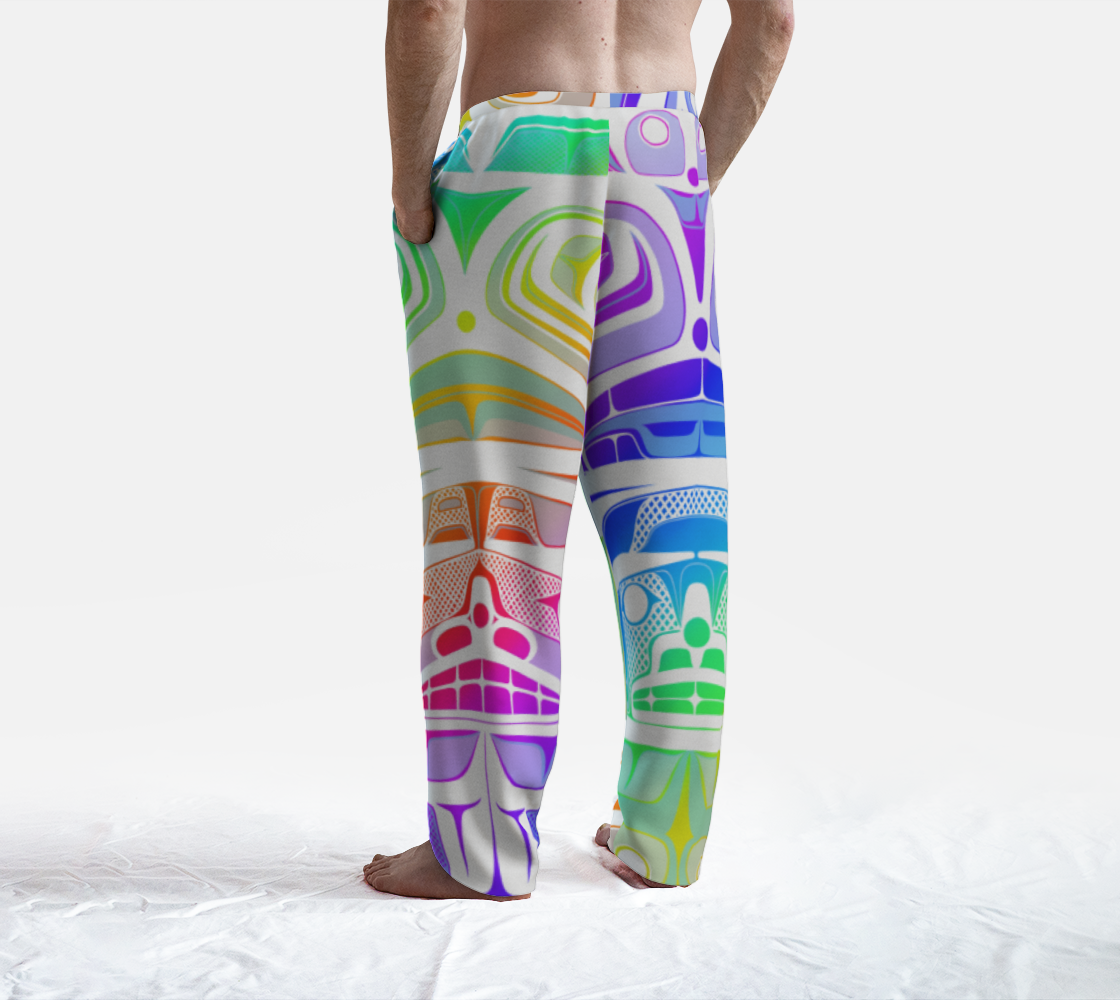 Lounge pant- Haida box fig.60 (rainbow/white)