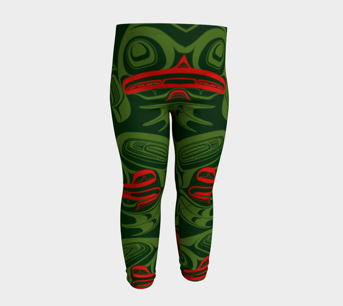 Baby Leggings - Haida Frog Army (green)