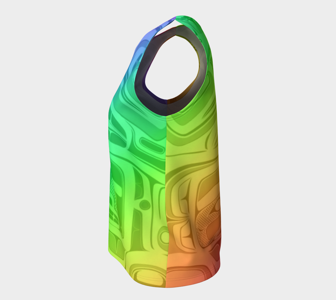 Loose tank top- Haida box fig.60 (rainbow)