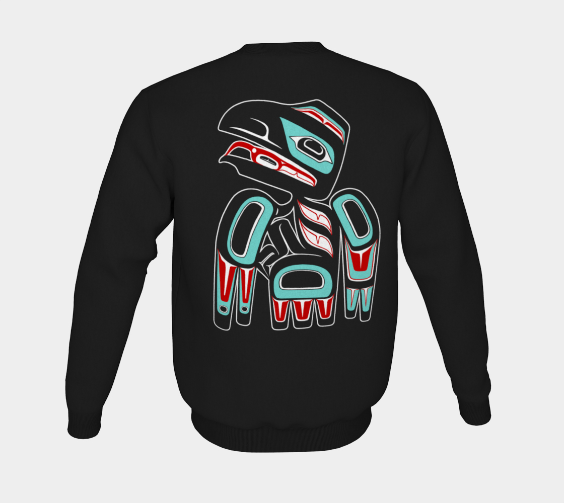 Crewneck Sweatshirt - Haida Raven (multifront)