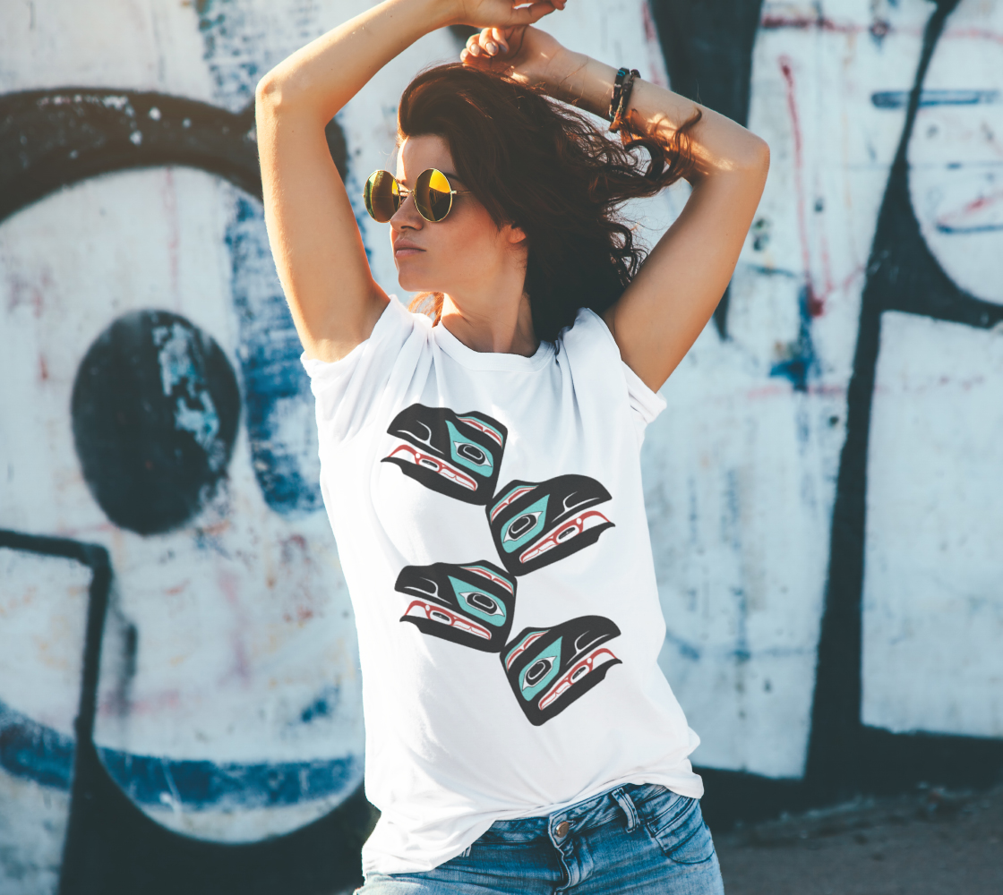 Tee (unisex) - Haida Raven (front/back)
