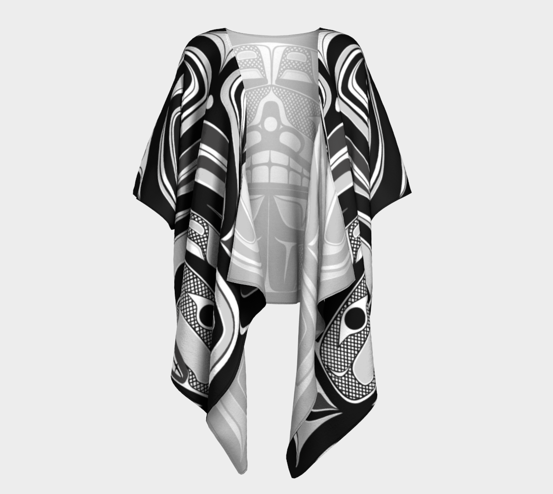 Draped Kimono - Haida Box Fig.60 (b/w)