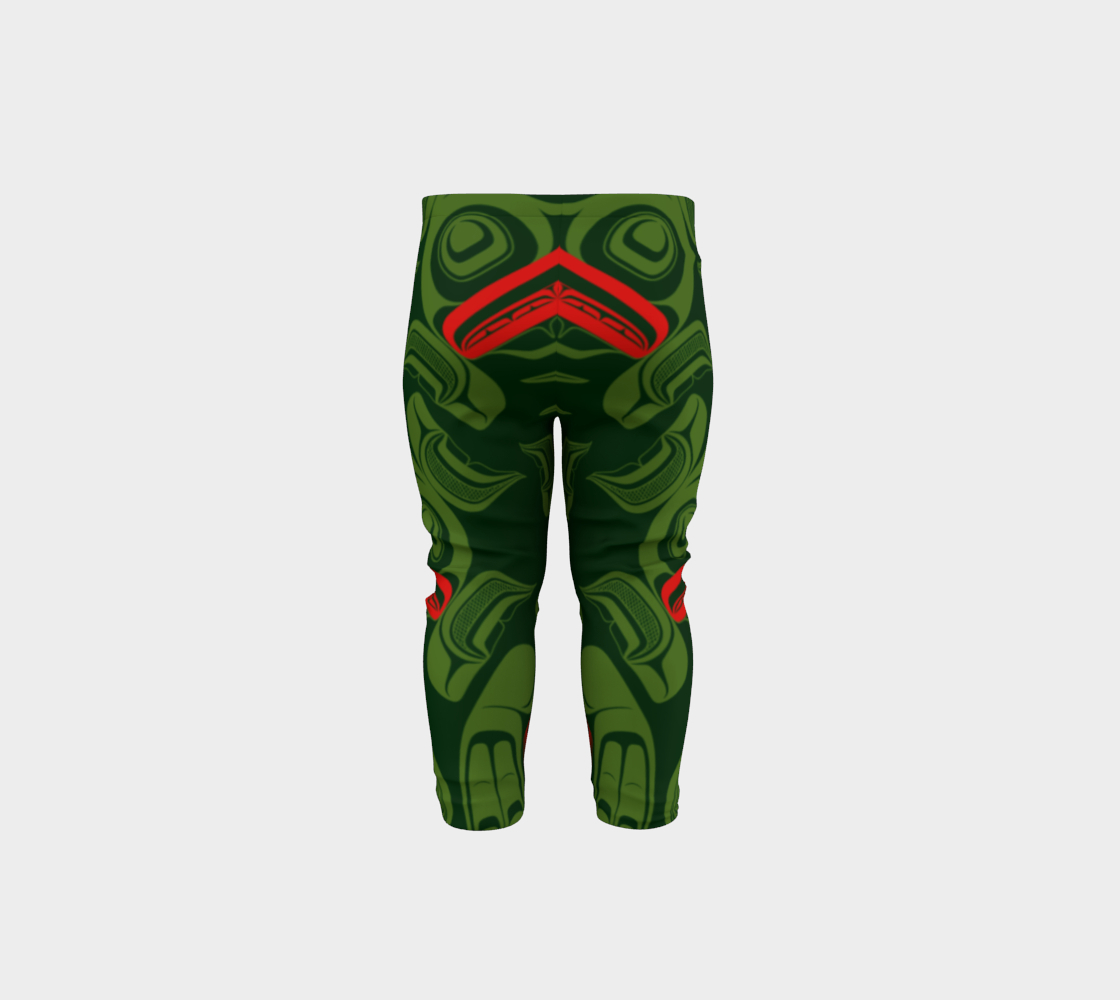 Baby Leggings - Haida Frog Army (green)