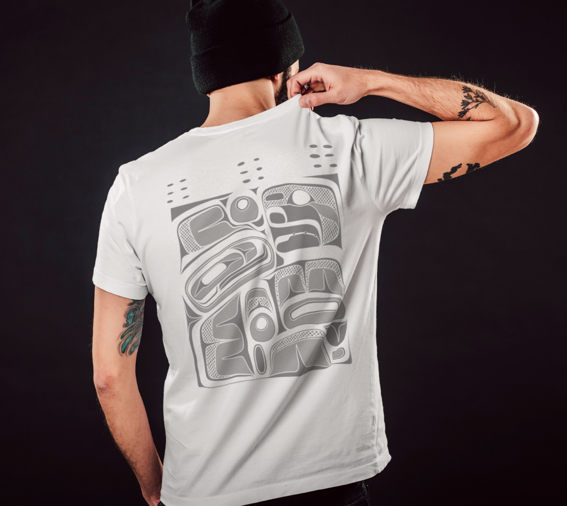 Tee (unisex) - Box Design ( White)