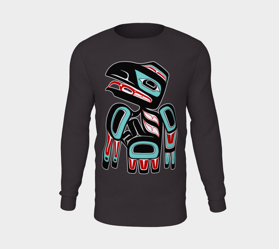 Long Sleeve Tee - Haida Raven