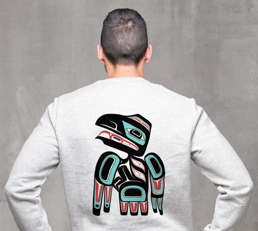 Crewneck Sweatshirt - Haida Raven (front/back)