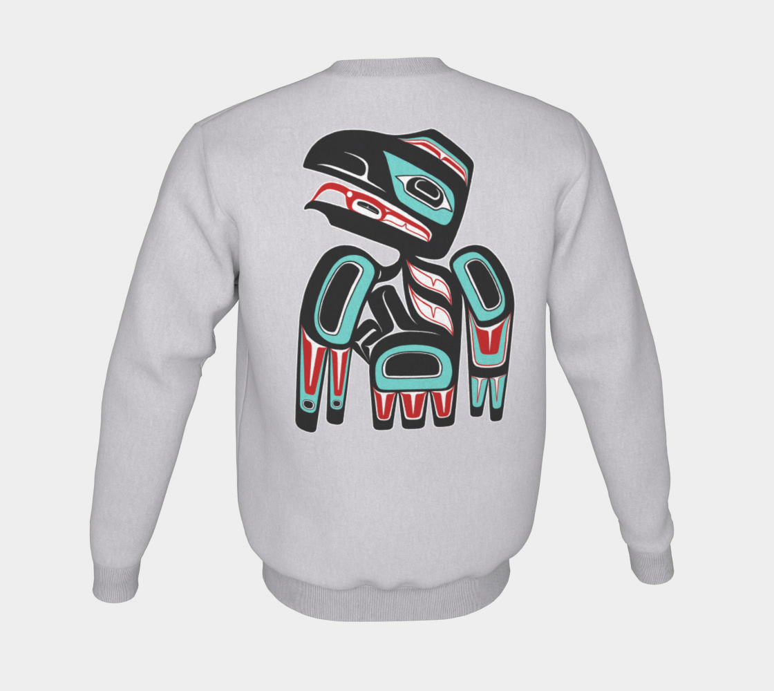 Crewneck Sweatshirt - Haida Raven (front/back)