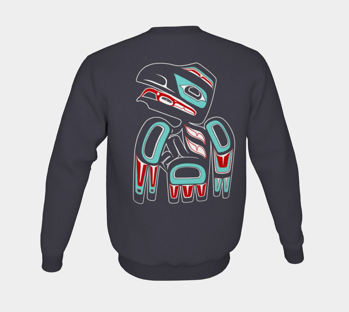 Crewneck Sweatshirt - Haida Raven (multifront)